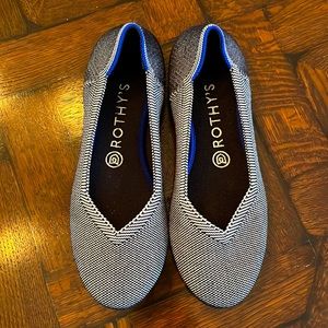 Rothy’s round toe Birds Eye flat - retired pattern - sz8